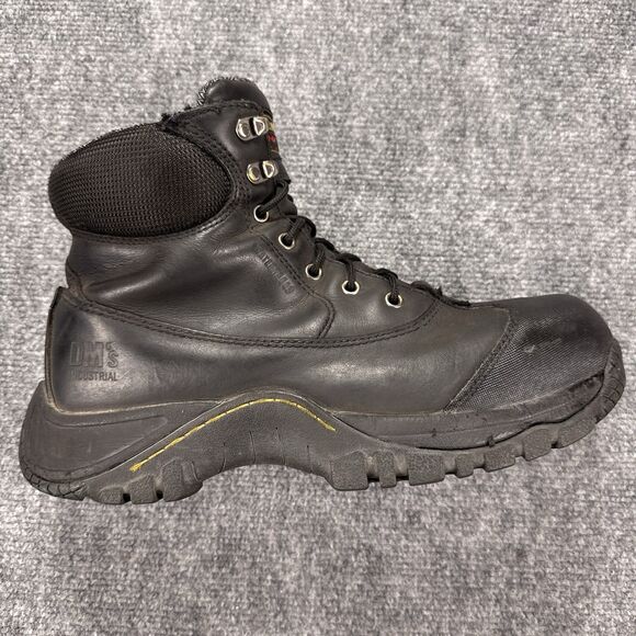 Dr Doc Martens Industrial Steel Toe Mens Brown Leather Work BOOTS AW140 Size 12